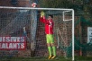 Oliver Fairbrother warming up